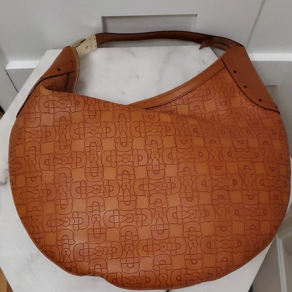 Authentic Gucci Horsebit Design Leather Hobo Bag